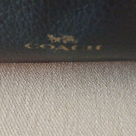 Coach Derby blue leather tote - Picture 4 of 10